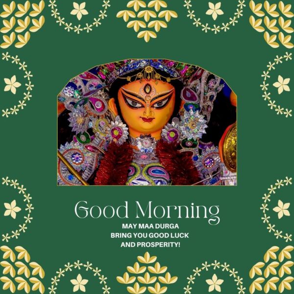 Maa Durga Good Morning Picture