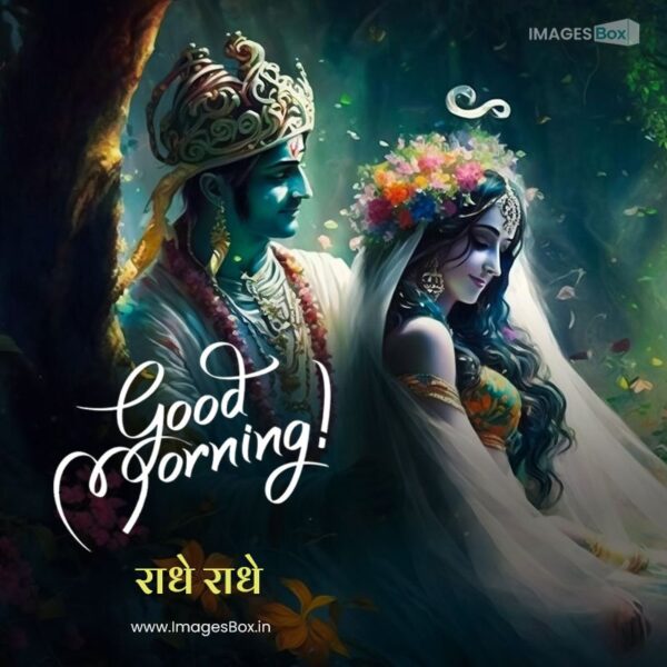 Radhe Radhe Good Morning Love Story Radha Krishna World Nature